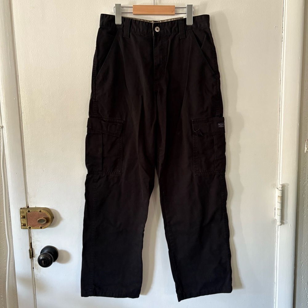 Wrangler Black Cargo Pants